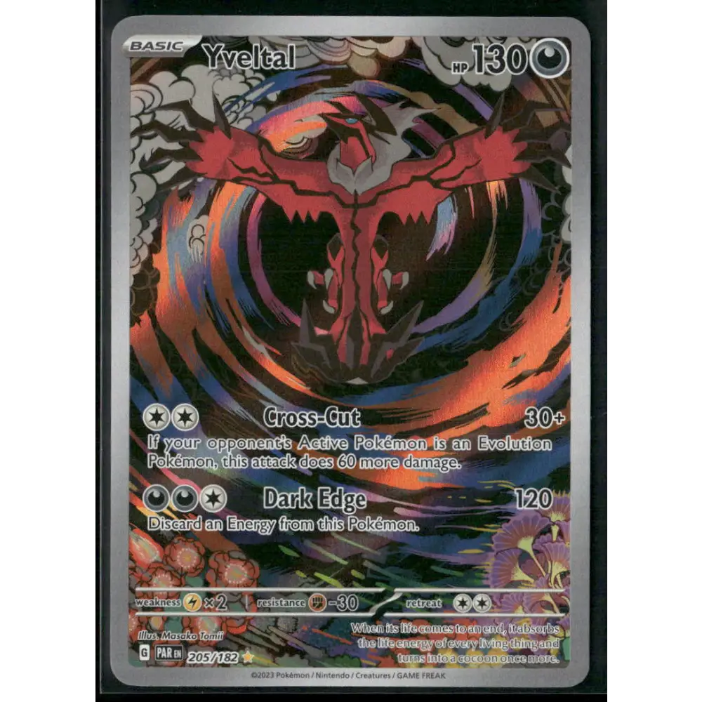 Yveltal SV04: Paradox Rift #205/182