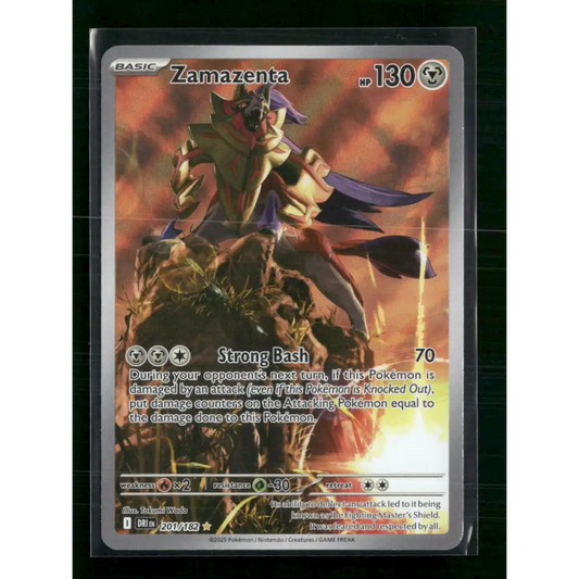 Zamazenta SV10: Destined Rivals #201/182 - Trading Card