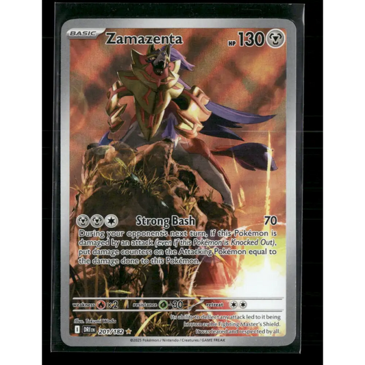 Zamazenta SV10: Destined Rivals #201/182 - Trading Card