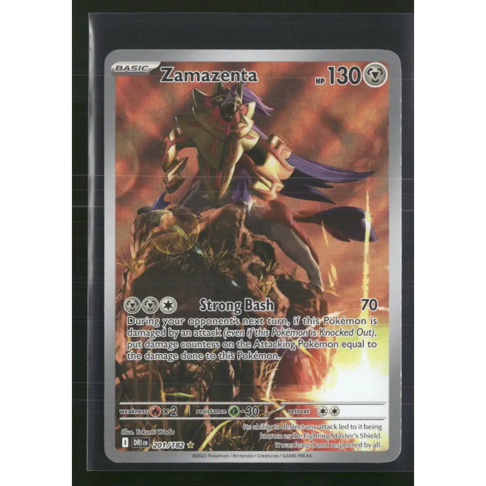 Zamazenta SV10: Destined Rivals #201/182 - Trading Card