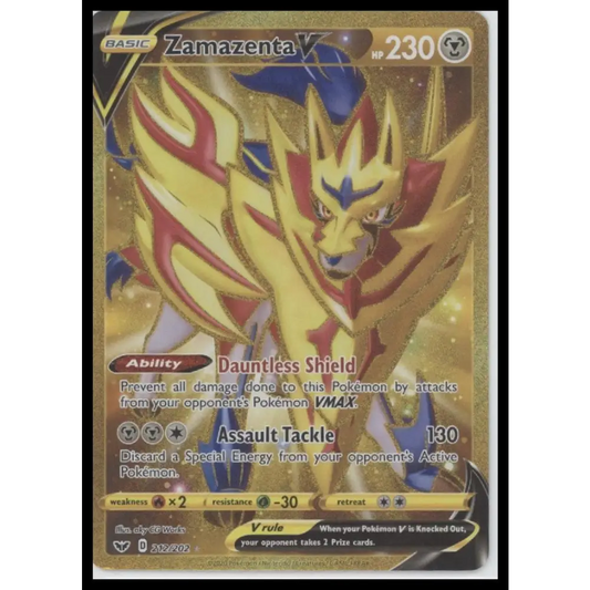 Zamazenta V (Secret) SWSH01: Sword & Shield Base Set #212/202