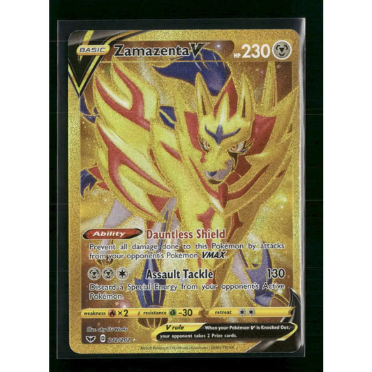 Zamazenta V (Secret) SWSH01: Sword & Shield Base Set #212/202 - Trading Card