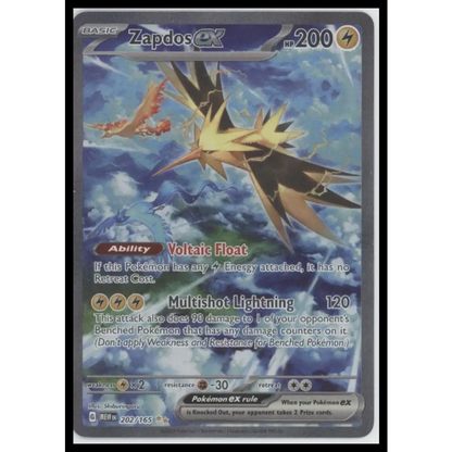 Zapdos ex SV: Scarlet & Violet 151 #202/165