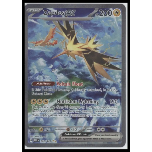 Zapdos ex SV: Scarlet & Violet 151 #202/165