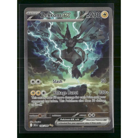 Zekrom ex SV: Black Bolt #166/086 - Trading Card
