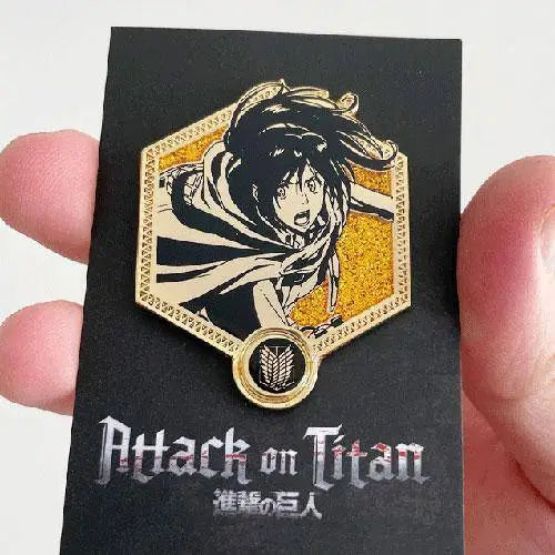 Zen Monkey Attack on Titan Golden Series - 1st Edition Enamel Pin - Select Figure(s) - Brooches & Lapel Pins