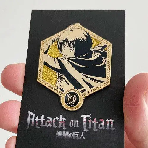 Zen Monkey Attack on Titan Golden Series - 1st Edition Enamel Pin - Select Figure(s) - Brooches & Lapel Pins