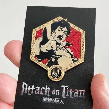 Zen Monkey Attack on Titan Golden Series - 1st Edition Enamel Pin - Select Figure(s) - Brooches & Lapel Pins