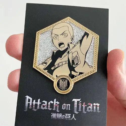 Zen Monkey Attack on Titan Golden Series - 1st Edition Enamel Pin - Select Figure(s) - Brooches & Lapel Pins