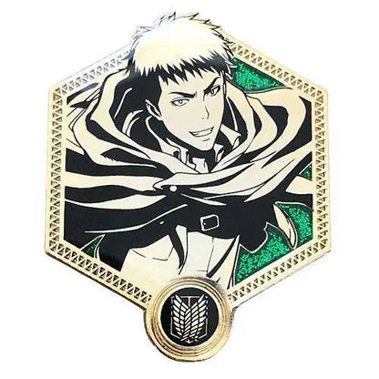 Zen Monkey Attack on Titan Golden Series - 1st Edition Enamel Pin - Select Figure(s) - Jean Kirstein - Brooches & Lapel