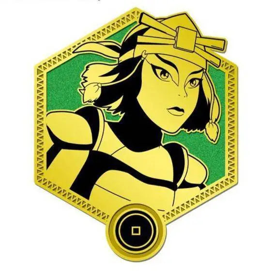 Zen Monkey - Avatar: The Last Airbender Enamel Gold Series Pin - Select Figure(s) - Suki - Toys & Games