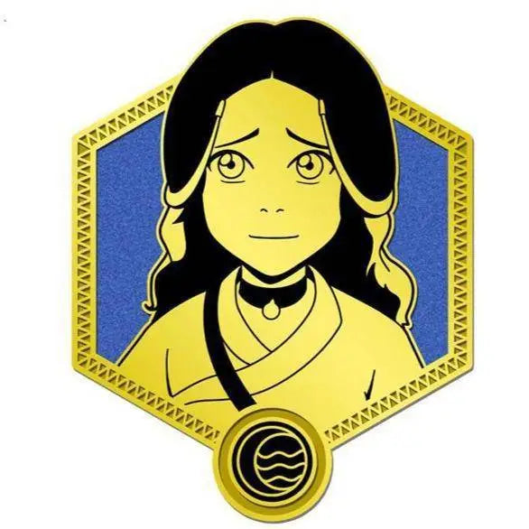 Zen Monkey - Avatar: The Last Airbender Enamel Gold Series Pin - Select Figure(s) - Katara - Toys & Games