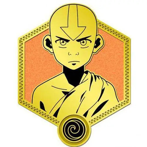 Zen Monkey - Avatar: The Last Airbender Enamel Gold Series Pin - Select Figure(s) - Aang - Toys & Games