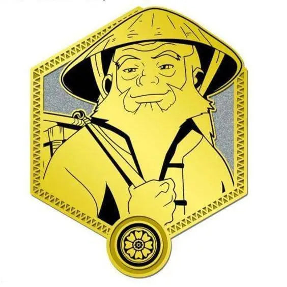 Zen Monkey - Avatar: The Last Airbender Enamel Gold Series Pin - Select Figure(s) - Iroh - Toys & Games