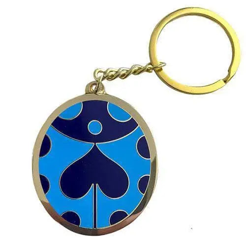 Zen Monkey: Giorno’s Blue Brooch (Keychain Ver.) - JoJo’s Bizarre Adventure Enamel Keychain - Toys & Games