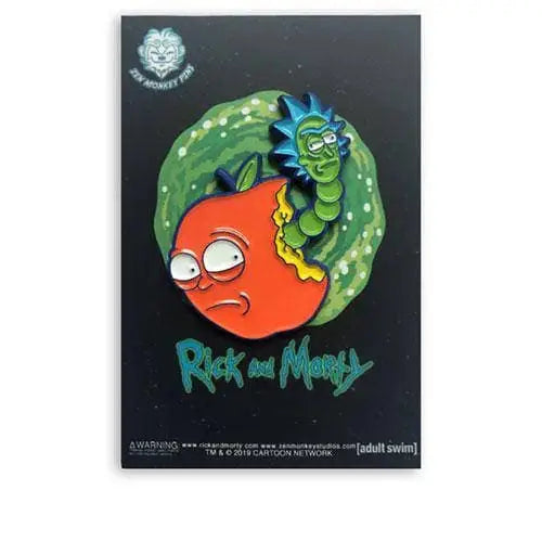 Zen Monkey: Hungry for Apples Morty? - Rick and Morty Enamel Pin - Toys & Games