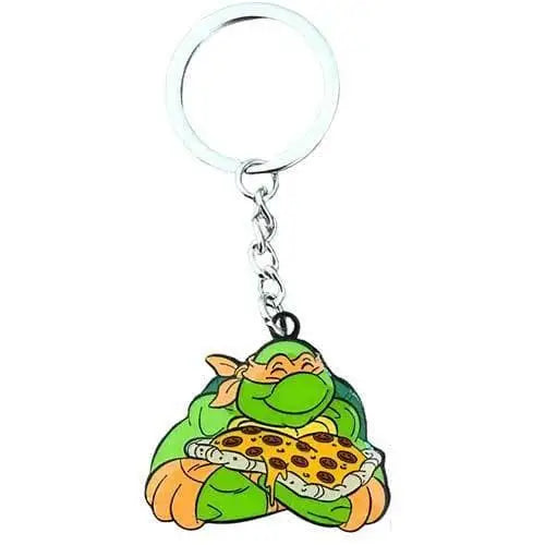 Zen Monkey: I Love Pizza Dude! - Teenage Mutant Ninja Turtles Keychain - Brooches & Lapel Pins