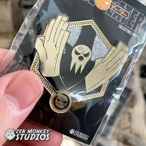 Zen Monkey: Lord Death (Gold Soul Eater Collection) - Soul Eater Enamel Pin - Toys & Games