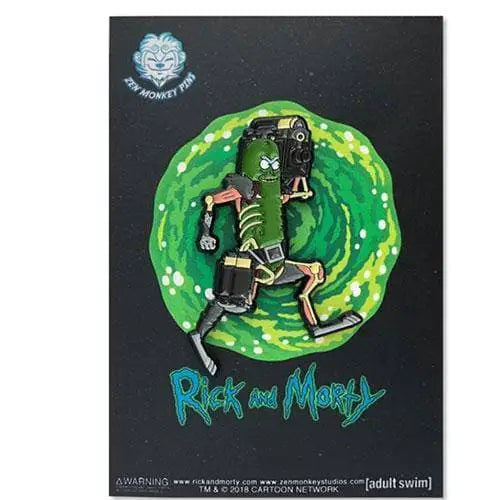 Zen Monkey: Pickle Rick’s Laser Cannon - Rick and Morty Enamel Pin - Toys & Games