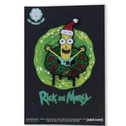 Zen Monkey: Poopy Butthole Wreath - Rick and Morty Enamel Pin - Toys & Games