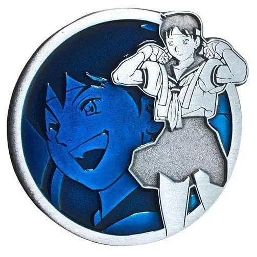 Zen Monkey: Sakura - Portrait Series - Street Fighter Enamel Pin - Brooches & Lapel Pins