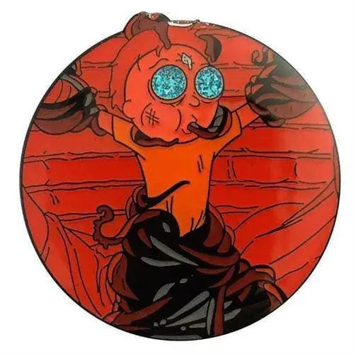 Zen Monkey: **SEASON 4 EPISODE 1** Death Crystal Bound Morty - Rick and Morty Enamel Pin - Toys & Games