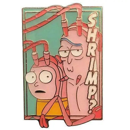 Zen Monkey: SEASON 4 EPISODE 1 Pastel Shrimp Rick and Morty (Pastel R&M Collection) - Rick and Morty Enamel Pin - Toys