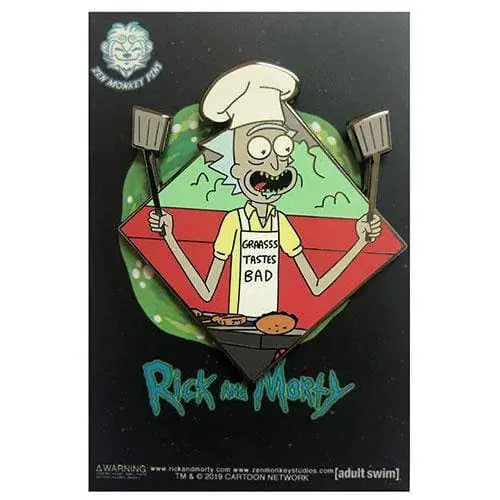 Zen Monkey: The BBQ (Famous Moments) - Rick and Morty Enamel Pin - Toys & Games