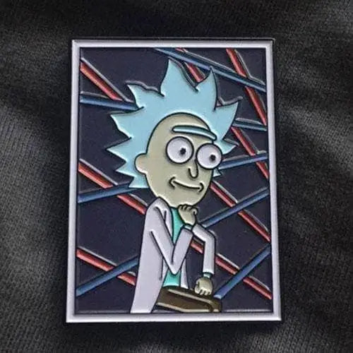 Zen Monkey: Tiny Rick’s School Portrait - Rick and Morty Enamel Pin - Toys & Games