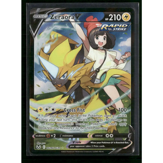 Zeraora V SWSH12: Silver Tempest Trainer Gallery #TG16/TG30 - Trading Card