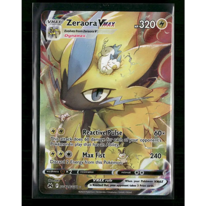 Zeraora VMAX Crown Zenith: Galarian Gallery #GG42/GG70 - Trading Card