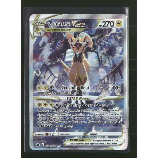 Zeraora VSTAR Crown Zenith: Galarian Gallery #GG43/GG70 - Trading Card